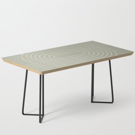 Oval Lines Abstract XLII Coffee Table