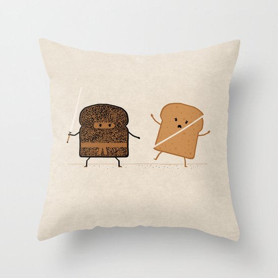 Slice! Throw Pillow