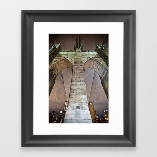 The bridge. Framed Art Print