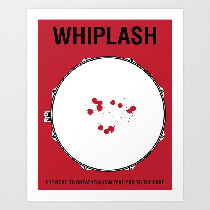 whiplash red Art Print by Ziegler6 | Society6