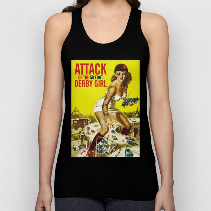 Attack of the 50 Foot Derby Girl Tank Top