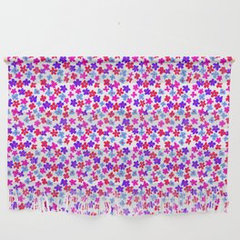 Floral violet seamless pattern Wall Hanging