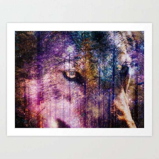Wolf Forest : These Are My Forests Art Print