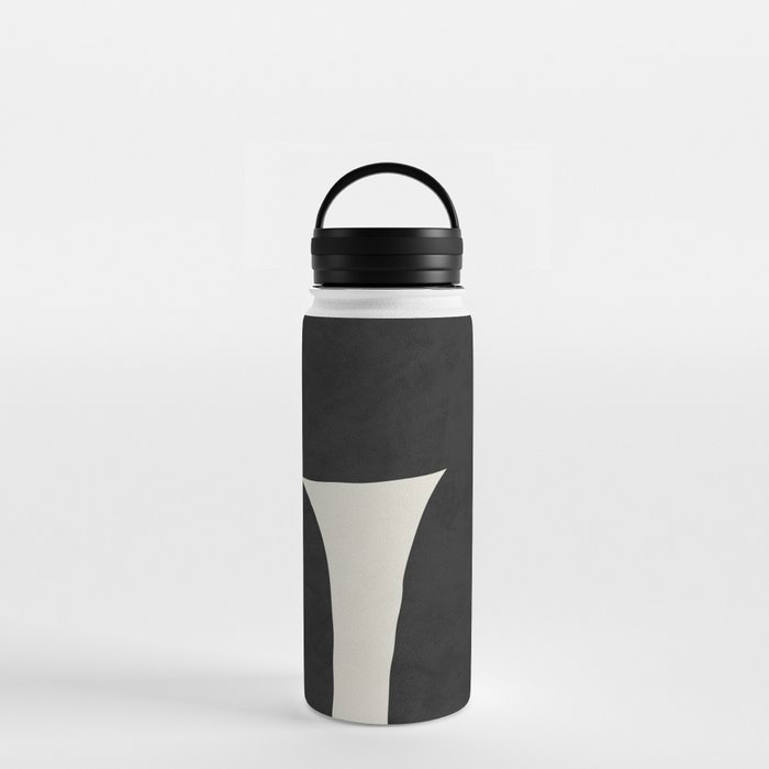Beautiful abstract geometric art with colorful organic shapes Water Bottle