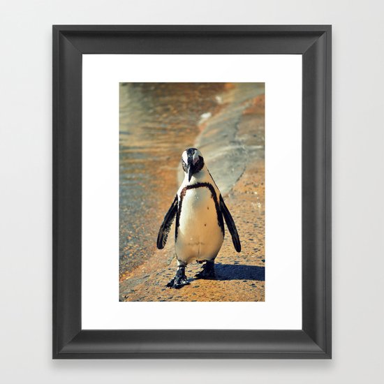 A Day at the Beach Framed Art Print