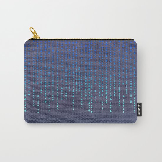 Dark Glamour blue elegant glitter Carry-All Pouch