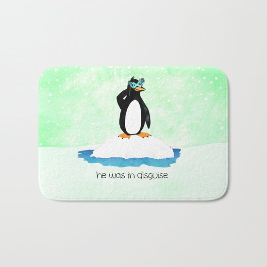 Mr. Penguin Bath Mat