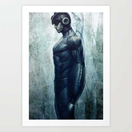 Mega Real Man Art Print