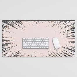 Halftone Explosion Desk Mat