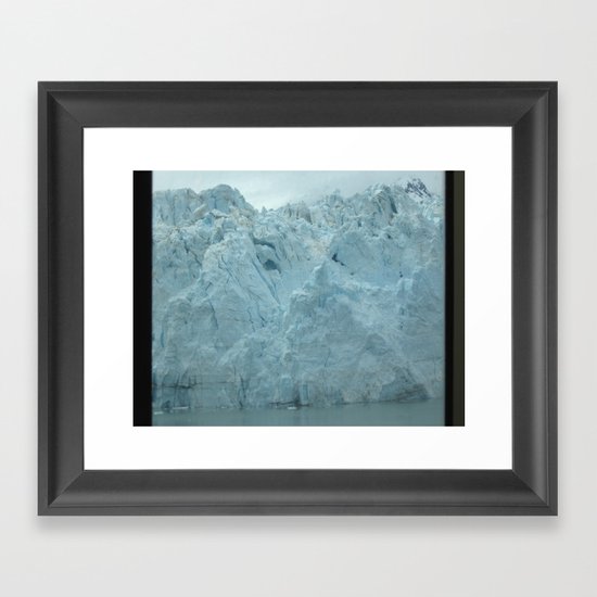 Glacier Beauty Up Close Framed Art Print