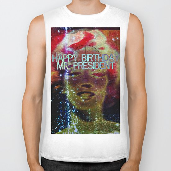 Happy birthday Mr.President Biker Tank