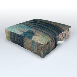 Eucalyptus Tree Bark and Wood Abstract Natural Texture 61 Outdoor Floor Cushion
