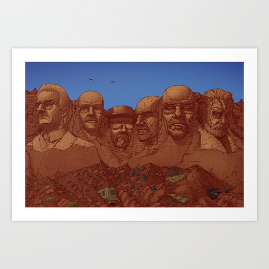 Mount Heisenberg Art Print