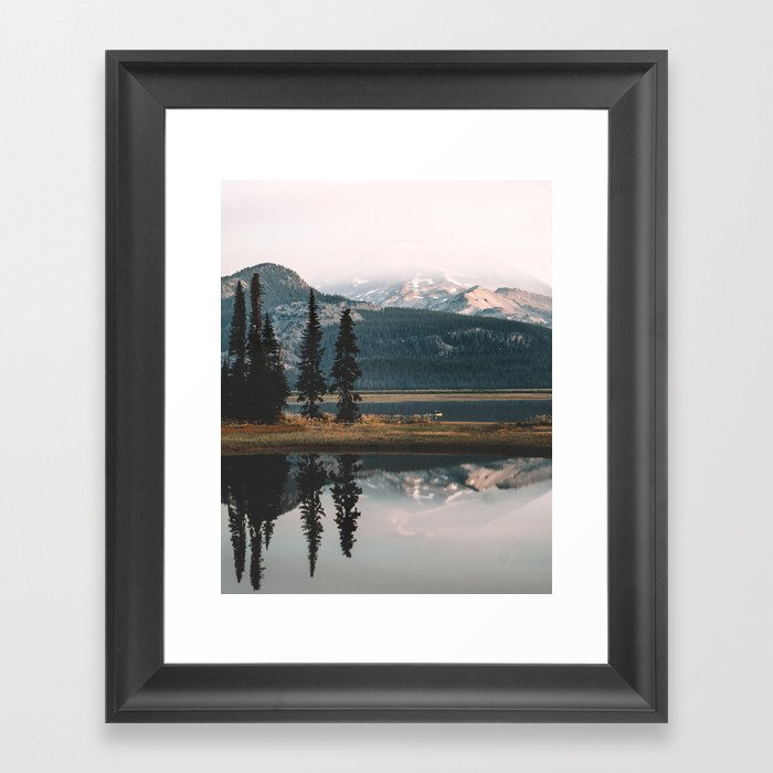 Sparks Lake Framed Art Print