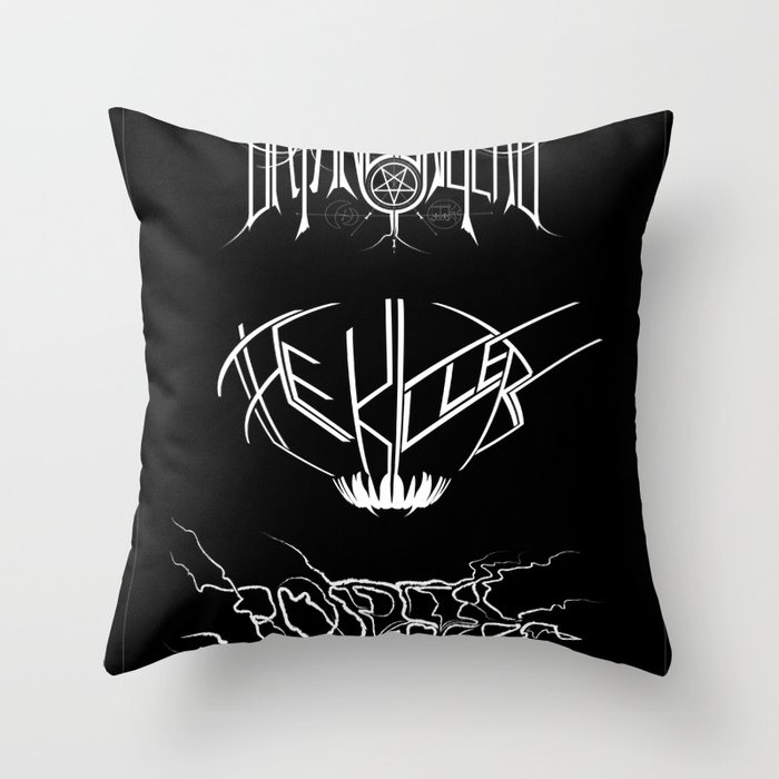 The Best Ever Death Metal Bands Out Of Denton Throw Pillow