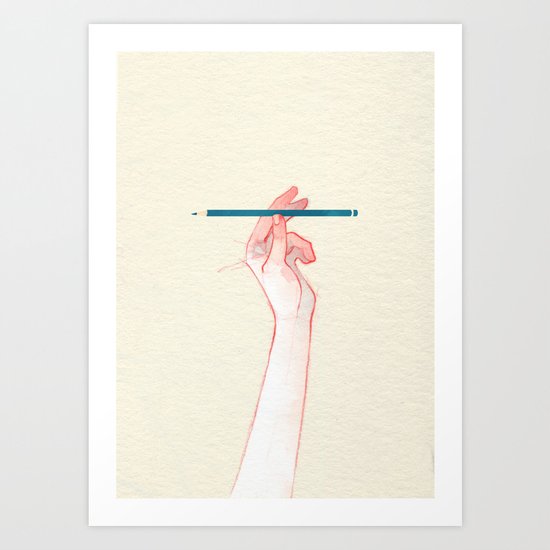 Cobalt Turquoise 9201-153*** Art Print