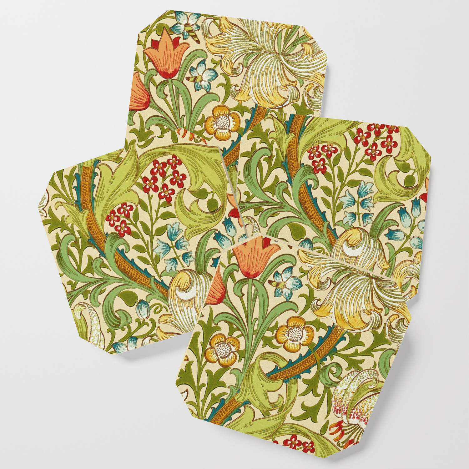 William Morris Gallery Golden Lily Cotton Table Cloths 