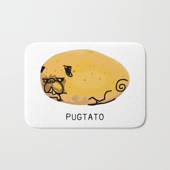 Pugtato Bath Mat