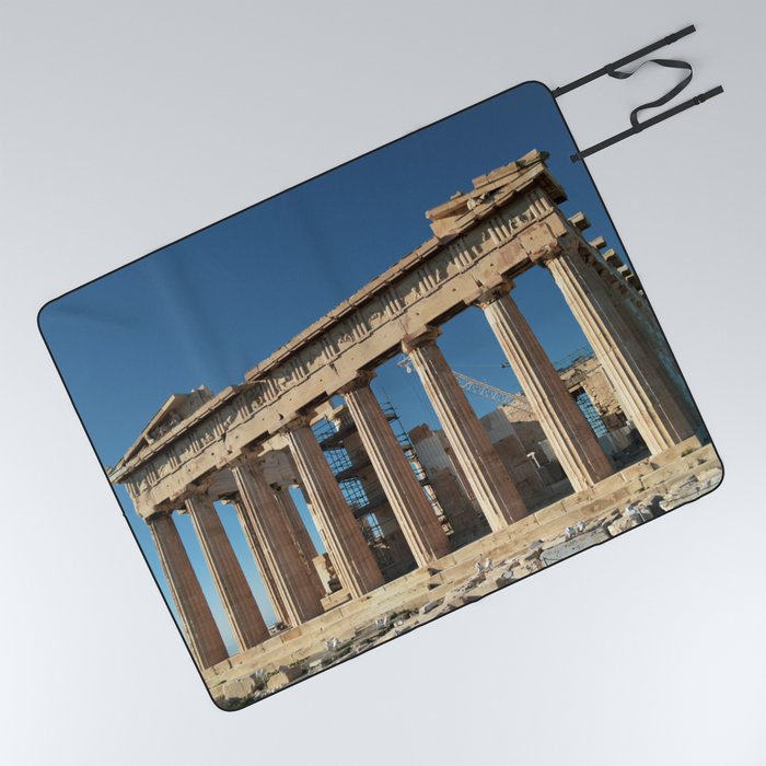 Parthenon, Acropolis of Athens, Greek photography, ancient Greece Picnic Blanket