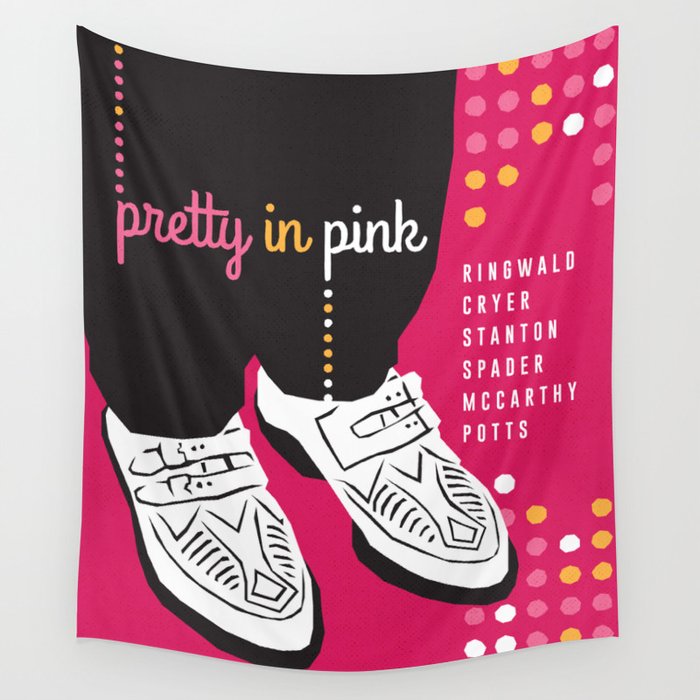 80s TEEN MOVIES :: PRETTY IN PINK Wall Tapestry