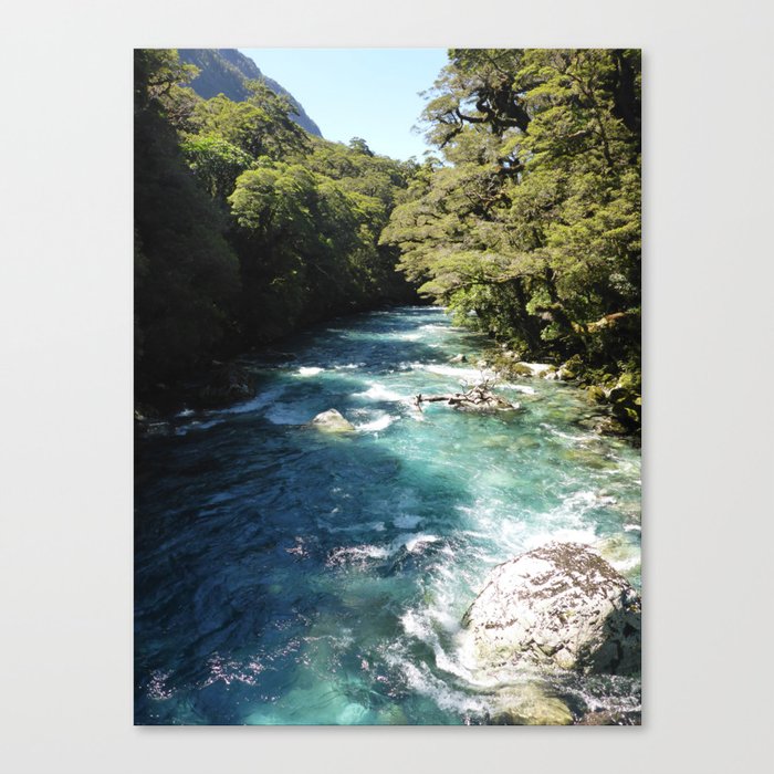 Lake Marian, New Zealand Canvas Print
