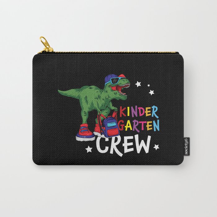 Kindergarten Crew Student Dinosaur Carry-All Pouch