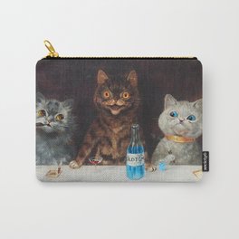 Old Tom Cat Bachelor Party Humorous Cat Print Carry-All Pouch