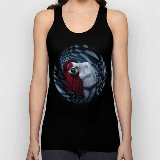 the dark side of my mind hurts Unisex Tank Top