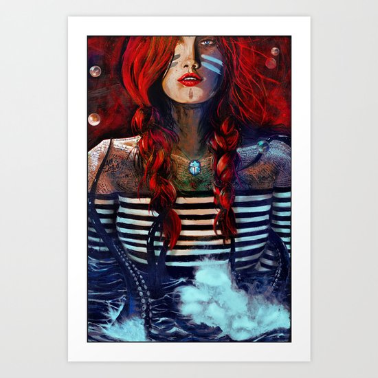 NEIRED (TWO) Art Print