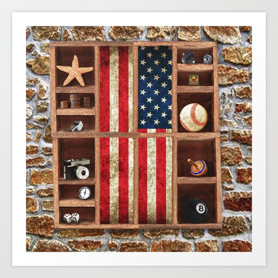 A Boy's Treasures Art Print