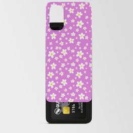 Ditsy Daisies - Fuschia Purple Android Card Case