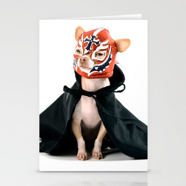 Chihuahua Luchador Stationery Cards