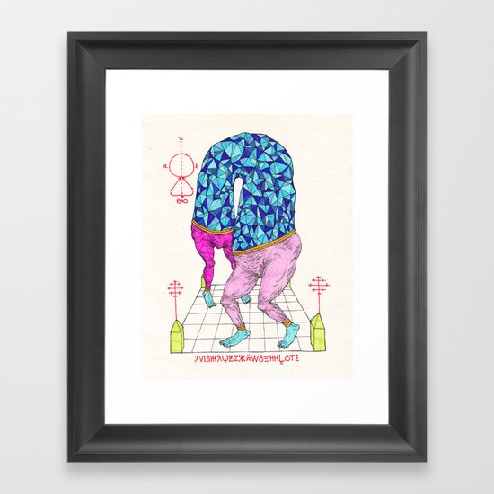Bridging the homunculitic gap Framed Art Print