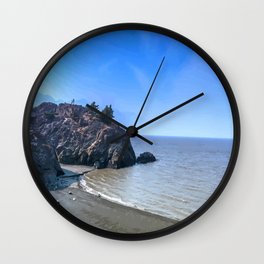 Let's Get Lost - Beluga Point Alaska Wall Clock