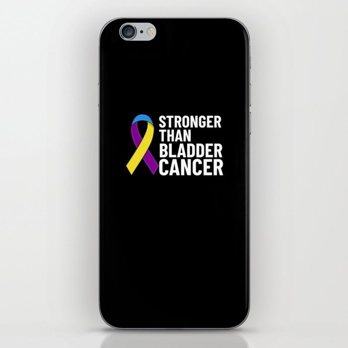 Bladder Cancer Ribbon Awareness Chemo Survivor iPhone Skin
