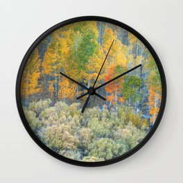 Autumn Colors Wall Clock