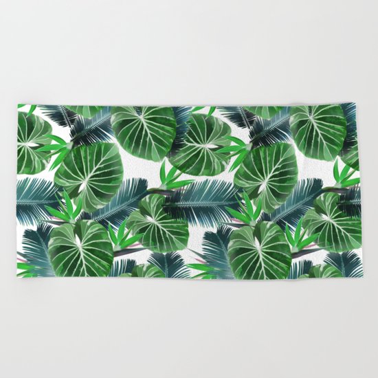 Exotic plants Beach Towel