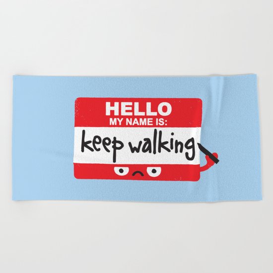 The Red Badge of Discourage Beach Towel