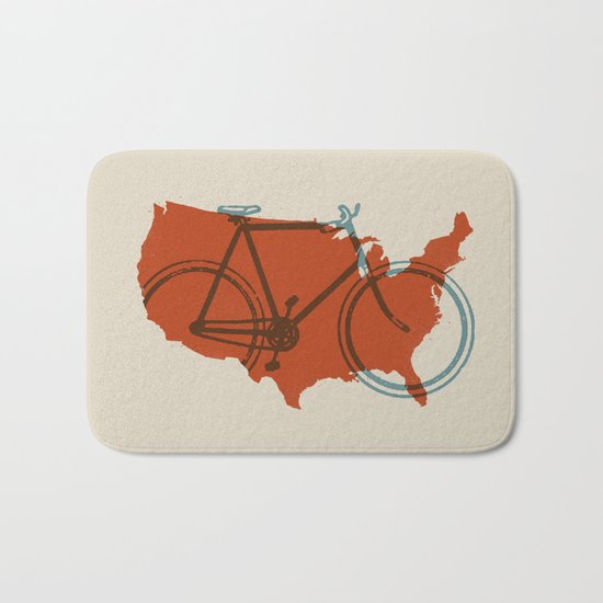 Bike America Bath Mat