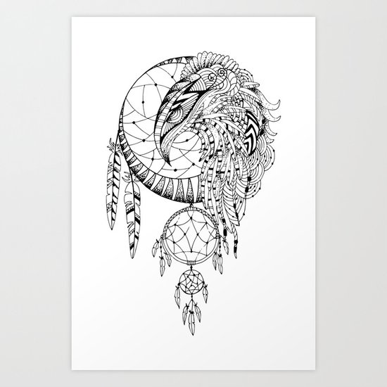 Falcon Art Print