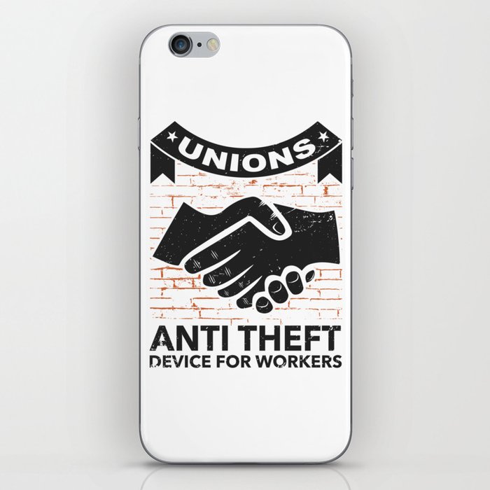 Labor Union of America Pro Union Worker Protest Light iPhone Skin