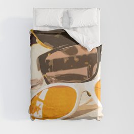 Let the sun shine - welcome spring and summer! #decor #society6 #buyart Duvet Cover