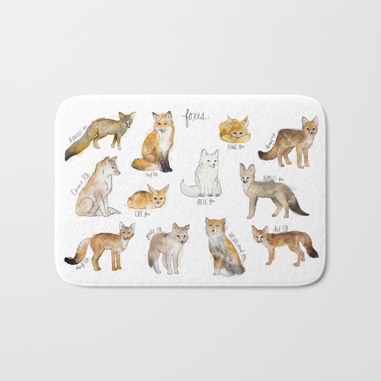 Foxes Bath Mat