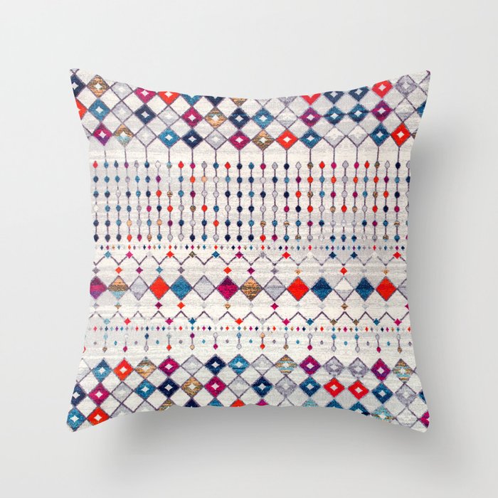 N9 - Modern Traditional Moroccan Artwork. Throw Pillow