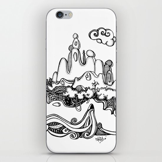 Lonely mountain iPhone & iPod Skin