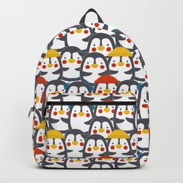 Happy Penguin Family Backpack