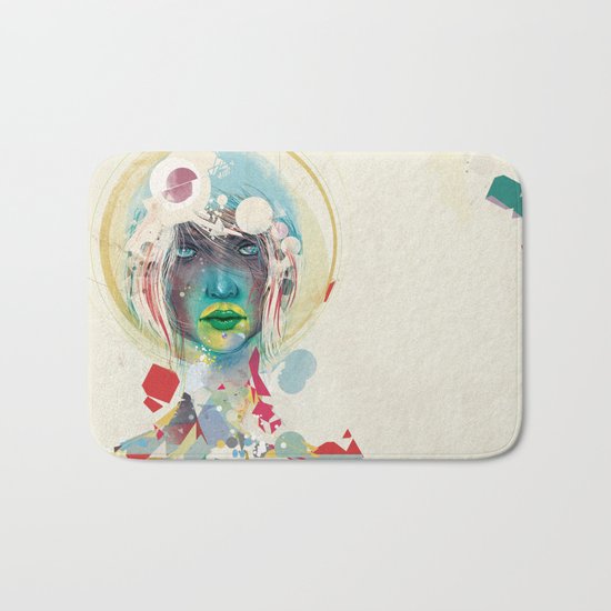 broken - light Bath Mat
