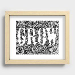 GROW Recessed Framed Print