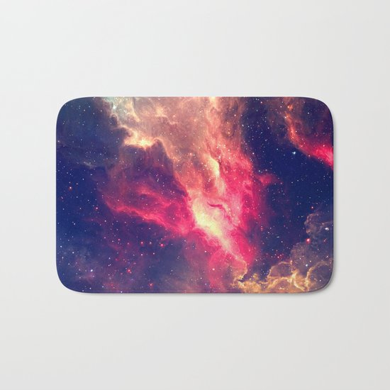 The Sky is on Fire Bath Mat
