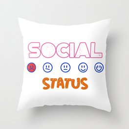 social status Throw Pillow